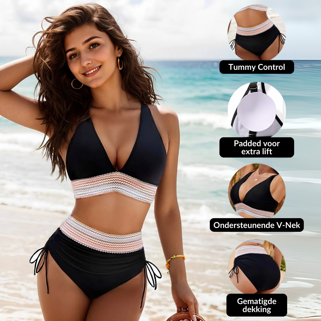 Linda™ | Hoge Taille Bikini Set