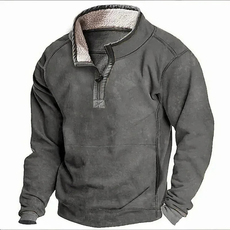 Tom™ | Fleece Gevoerd Herfst Shirt