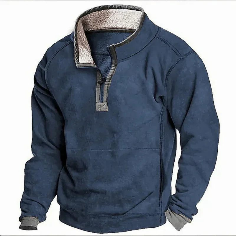 Tom™ | Fleece Gevoerd Herfst Shirt
