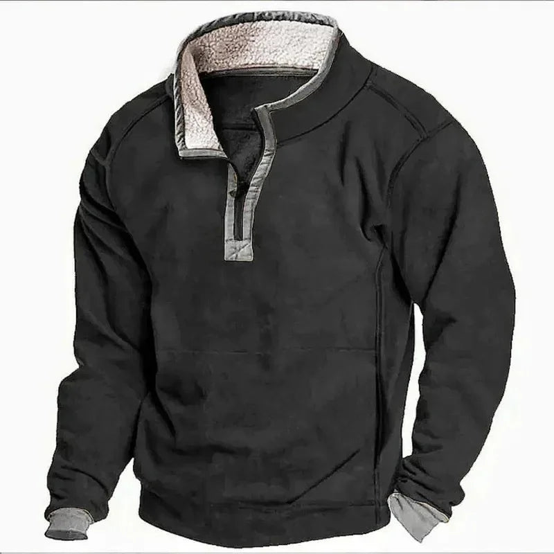Tom™ | Fleece Gevoerd Herfst Shirt