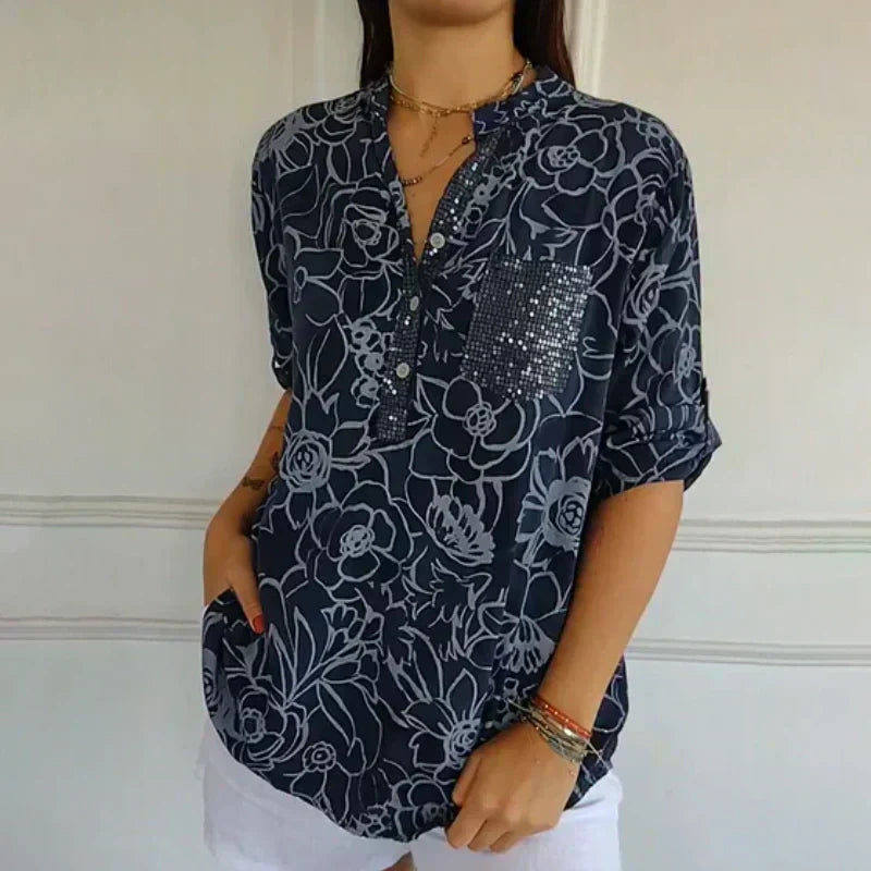 Fani™  | Bloemenprint Blouse