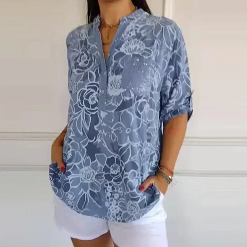 Fani™  | Bloemenprint Blouse