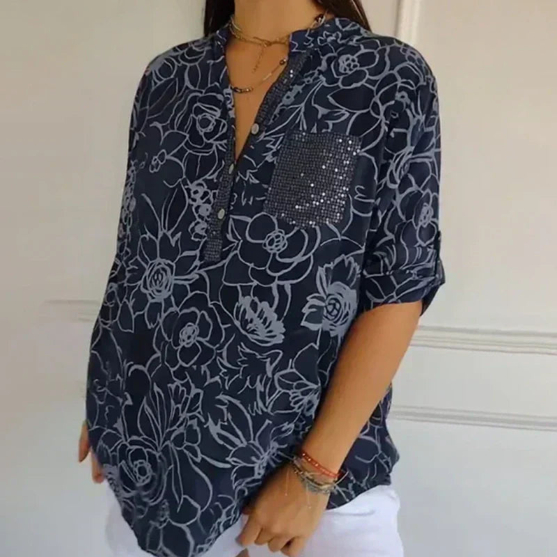 Fani™  | Bloemenprint Blouse