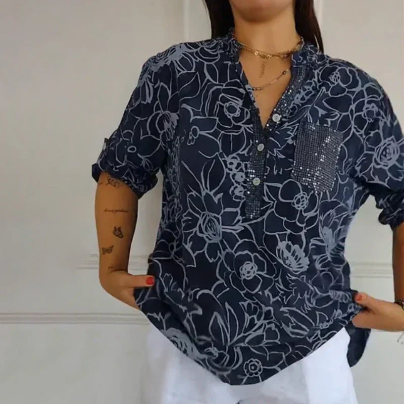 Fani™  | Bloemenprint Blouse